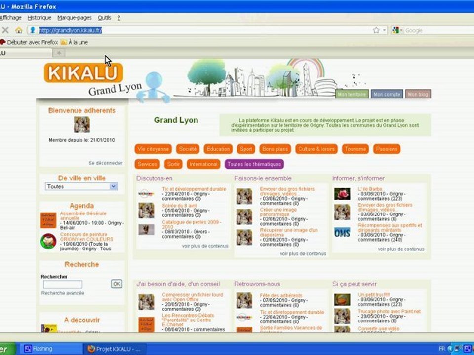 Créer le raccourci d'un site internet sur votre bureau