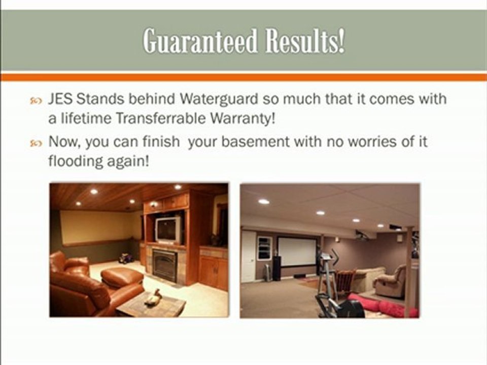 Waterguard Interior Basement Waterproofing Product