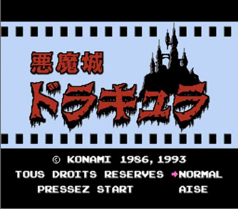 Akumajô Dracula [nes] videotest/decouverte