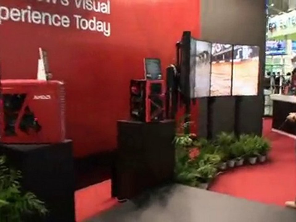 AMD's Eyefinity six screen uber setup at Computex rocks