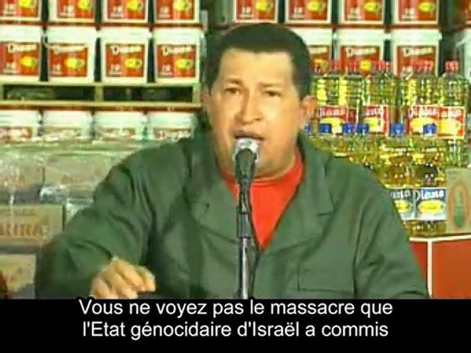 Chavez : "Maudit sois-tu, Etat d'Israël !"