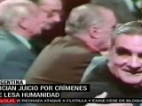 En Argentina inician Juicio por Crímenes de Lesa Humanidad