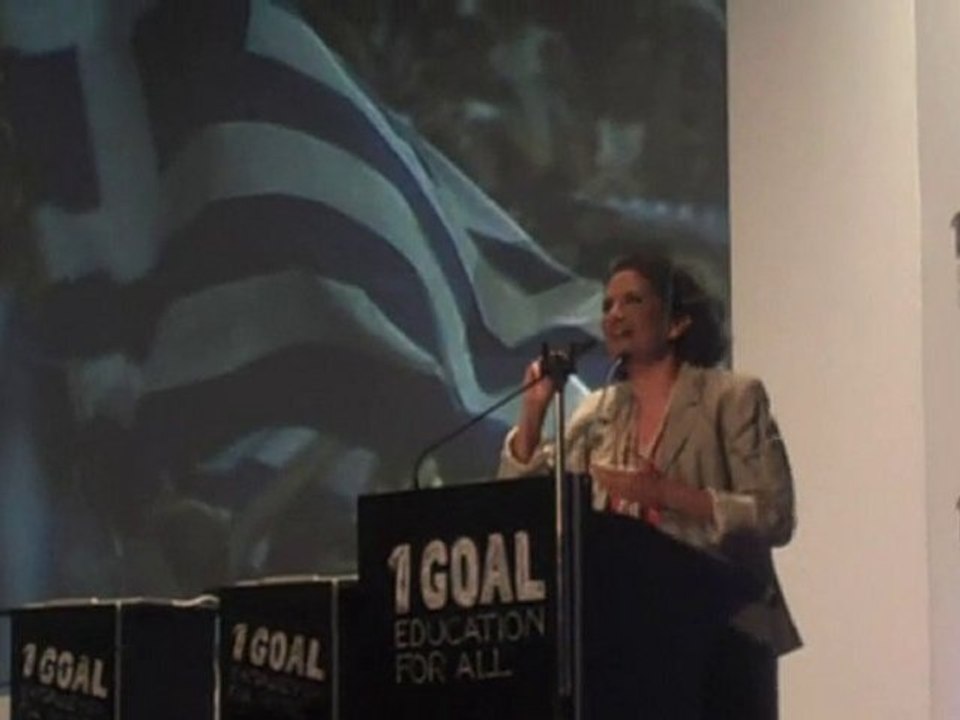 Η Πρωτοψάλτη στην εκδήλωση «1GOAL – Εκπαίδευση για Όλους»