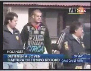 Captura del miserable holandés asesino Joran van der Sloot