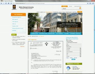 SIKKIM MANIPAL UNIVERSITY DISTANCE EDUCATION - UGC APPROVAL