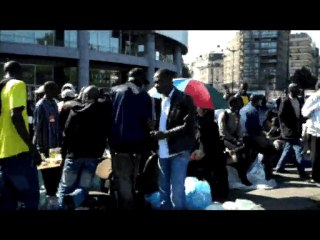 Sans-papiers Bastille 4 juin