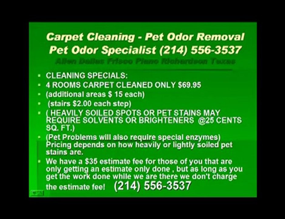 Plano tx carpet cleaning pet odor removal water extraction C