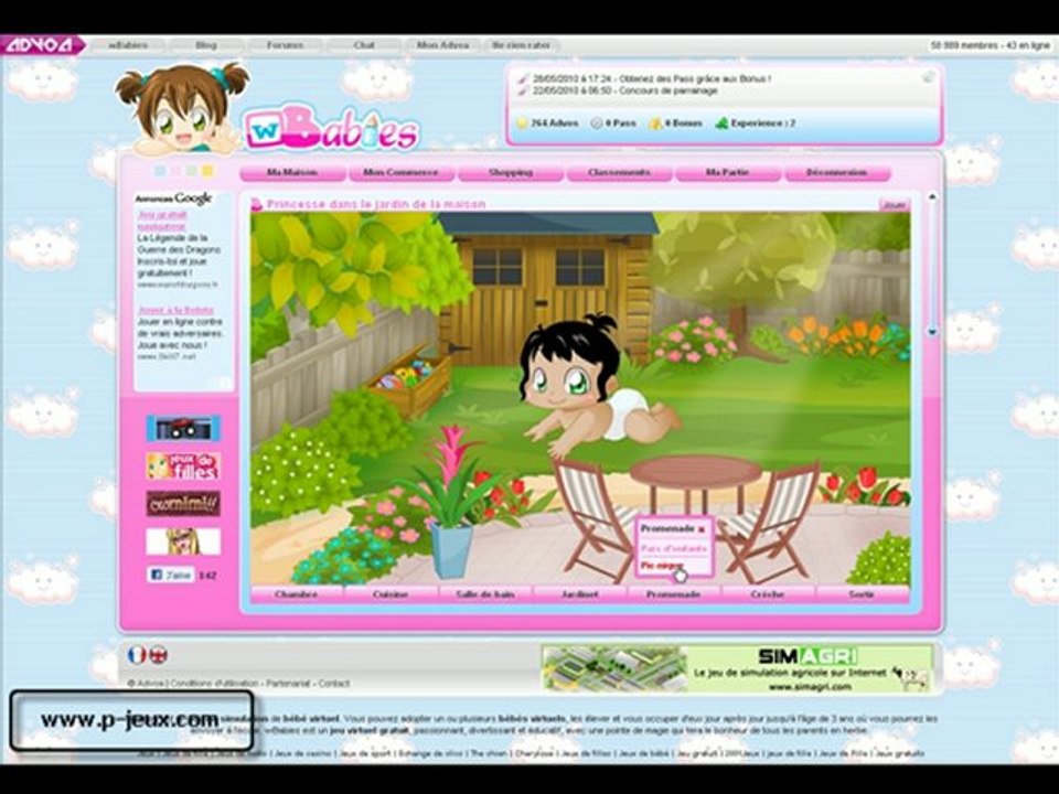 Jeu wbabies