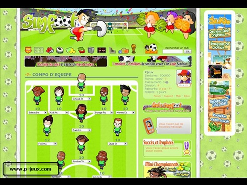 Jeu simfoot