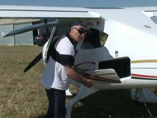 Valras-Plage vue de haut en ULM CTLS