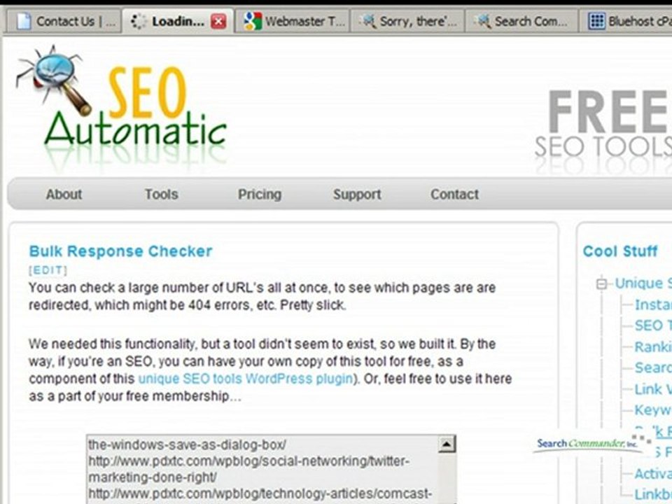 Bulk Server Response Tool