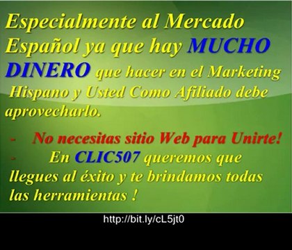 Ganar Dinero Afiliados - Programa de Afiliados Clic507