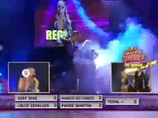 El Gringo Karl y Belén Esteves en el "Gran Chongo"