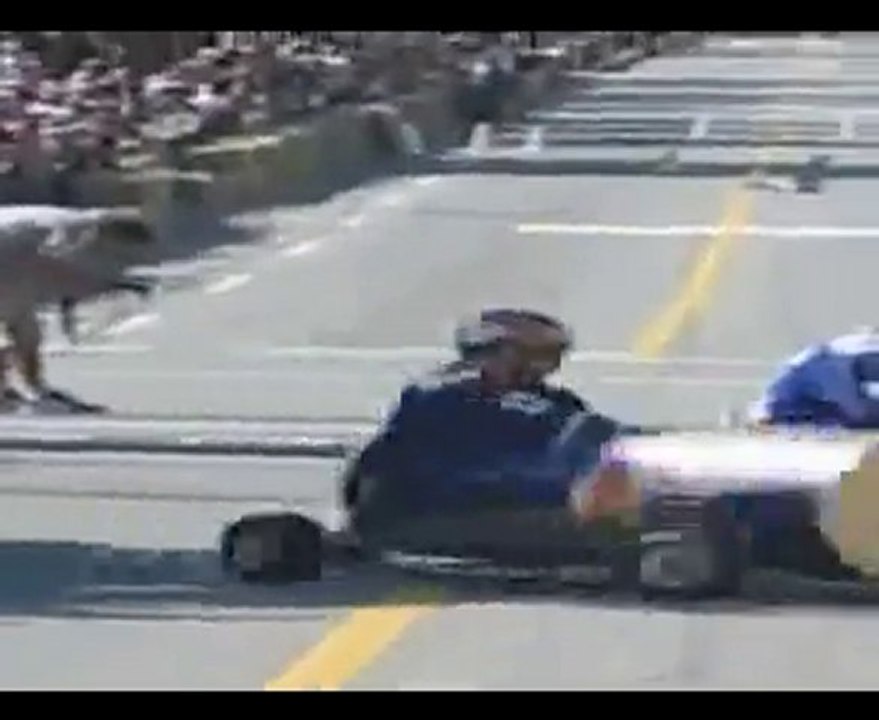 Jensen Ackles vs Jared Padalecki Soapbox Derby Race!!