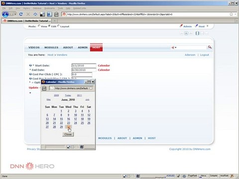 DotNetNuke Tutorial, Creating an Affiliate Marketing program