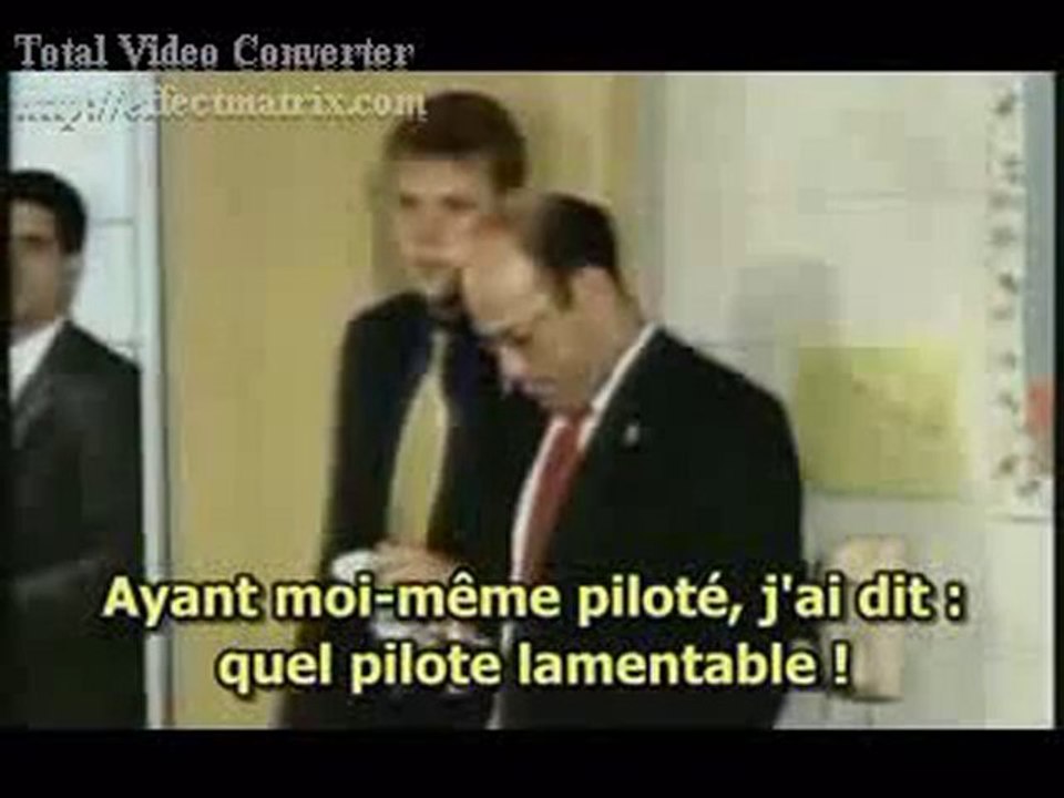 75b MENSONGE!!Bush a vu le 1er crash avion en direct live tv