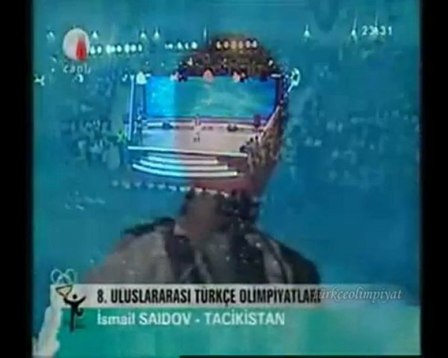Dönülmez akşamın ufkundayımz-2 Tacikistan 8.Türkçe Olimpiyat