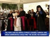 Pope on first 'pilgrimage' to divided Cyprus