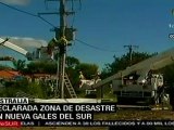 Nueva Gales, Australia, declarada zona de desastre tras el p