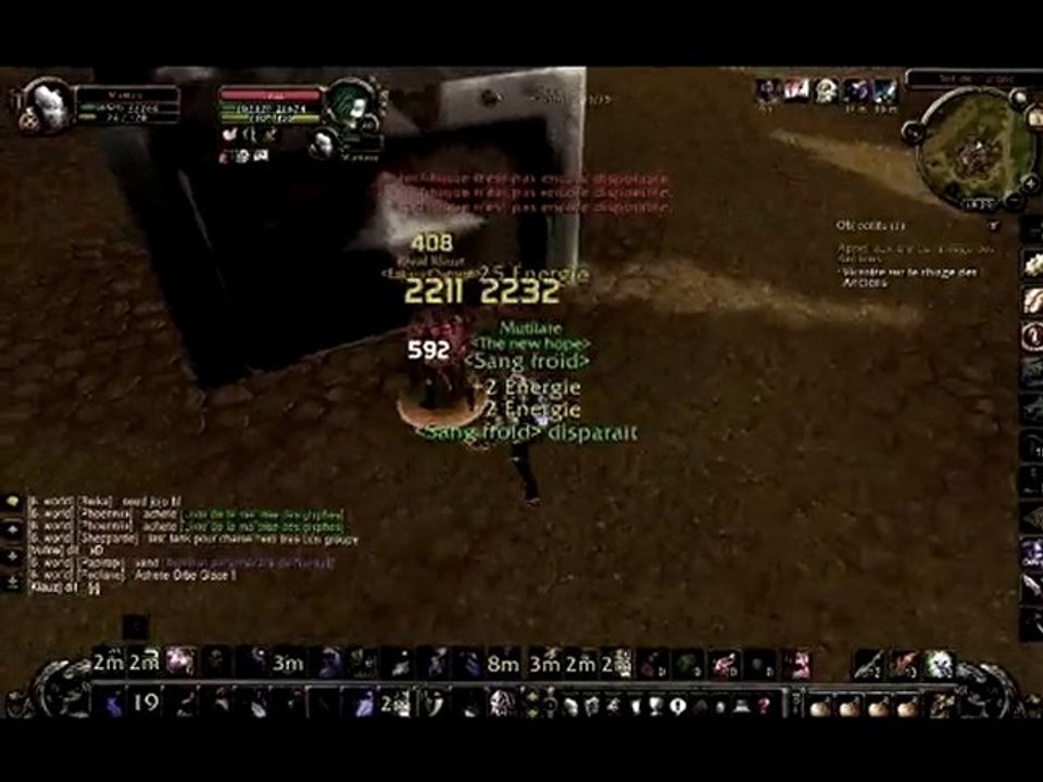 Partie de la future vidéo pvp mutilate