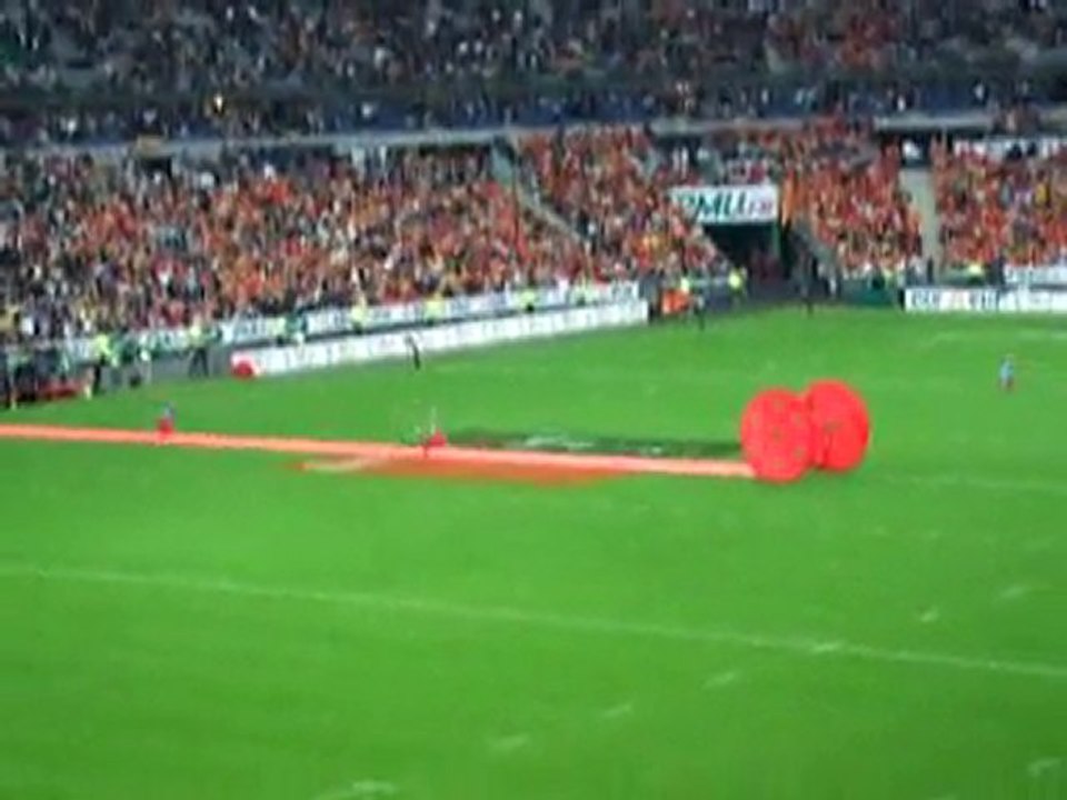 spectacle avant match au stad france le 29.05.2010