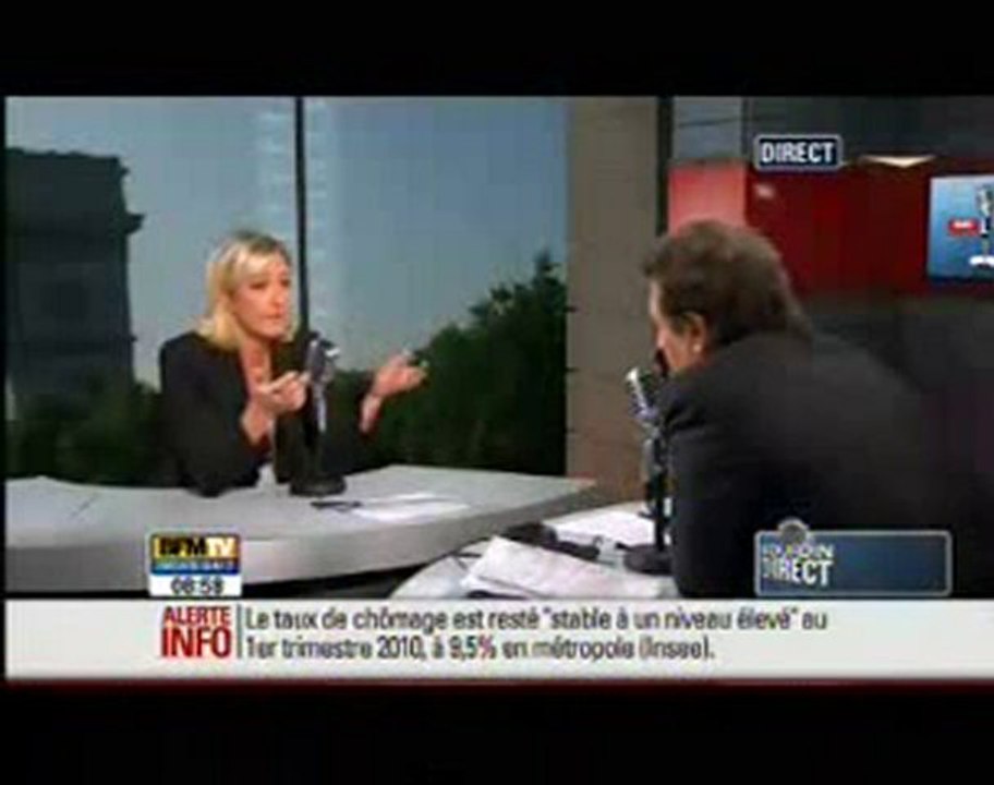 Marine Le Pen : équipe de France ne représente pas la France