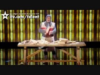 Chopping Wood Guy Britains Got Talent