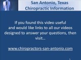 San Antonio Chiropractic; what do chiropractors do?