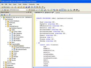 Video Aula Stored Procedure - Prof. Carrara - 1