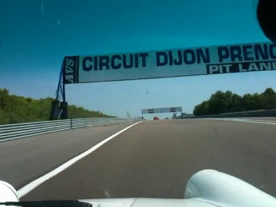 Bruno sur le circuit de Dijon