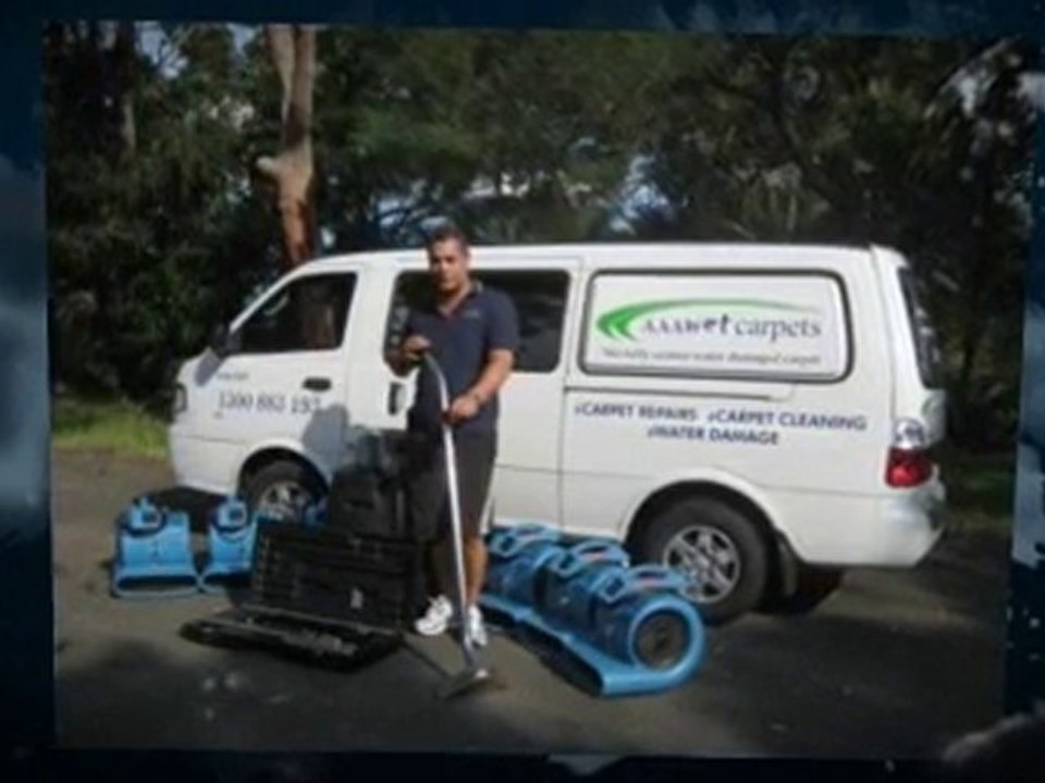 Dry Wet Flood Damaged Carpets by AAA Wet Carpets in Sydney