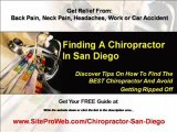 Pediatric Chiropractor San Diego Chiropractor Back Pain San