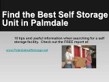 Palmdale Self Storage Facility Storage Units Mini Boat RV