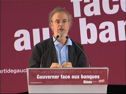 Dominique Plihon : Gouverner face aux banques (Forum PG)