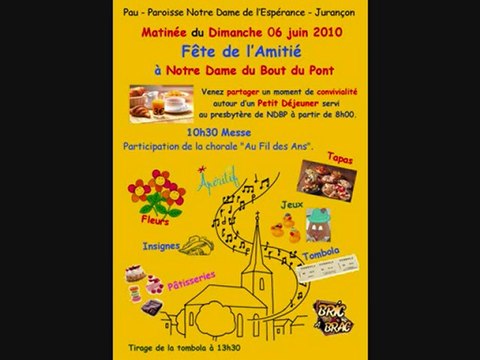 Fête de l'Amitié Dimanche 6 juin 2010
