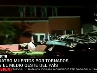 Tornados y tormentas provocan al menos 4 muertes en EE.UU.