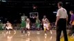 Kobe Bryant steals the pass and knocks down a deep 3-pointer