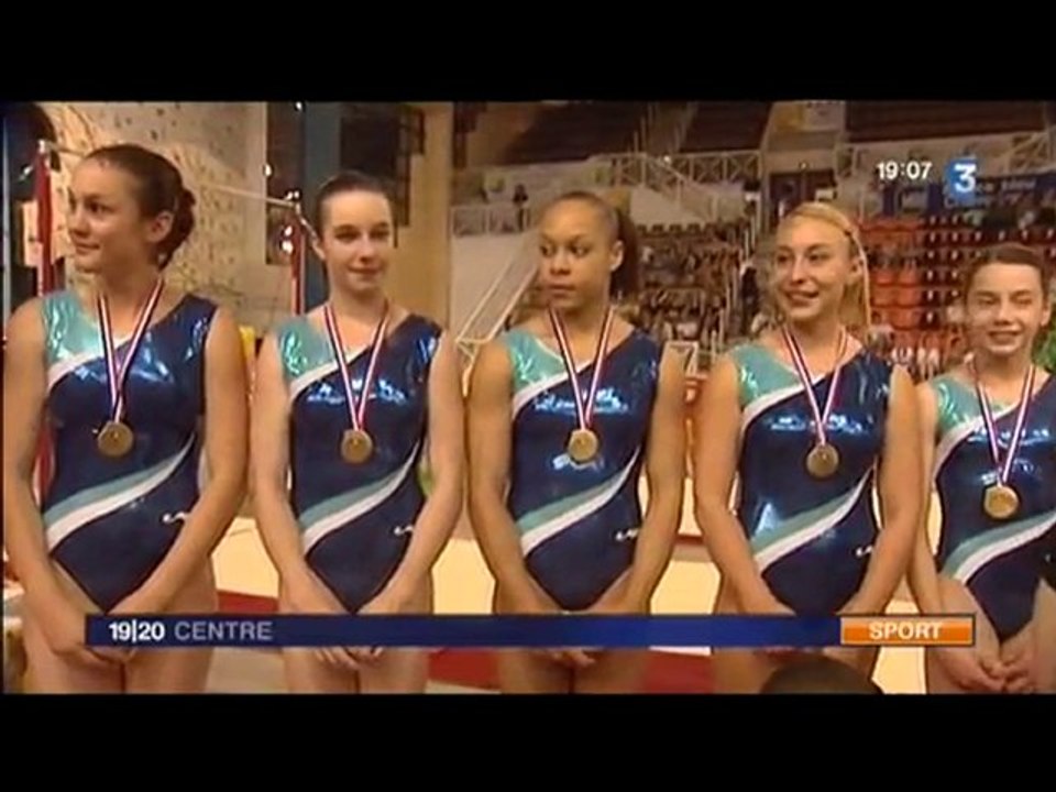Reportage France 3 Centre - Coupe de France de gym 2010