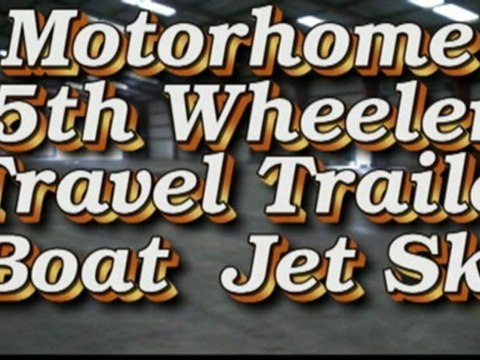 Indoor rv boat storage