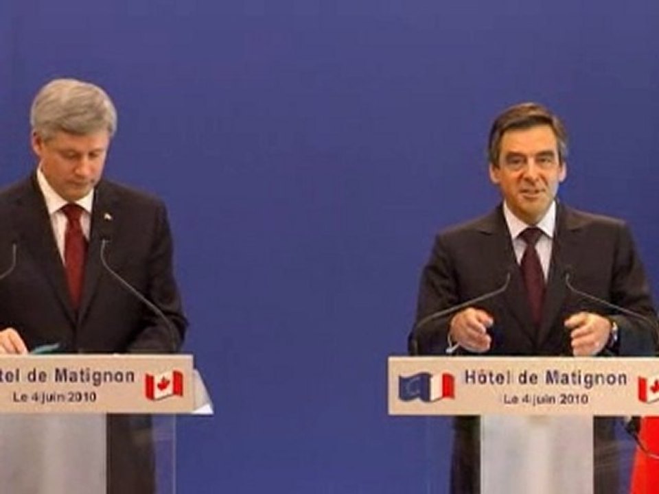 Fillon reçoit Stephen Harper