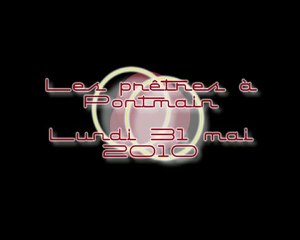 Les prêtres à Pontmain : 31 mai 2010