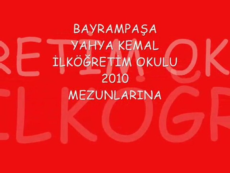 Bayrampaşa Yahya Kemal İ.Ö.O. 2009/10 Mezunları