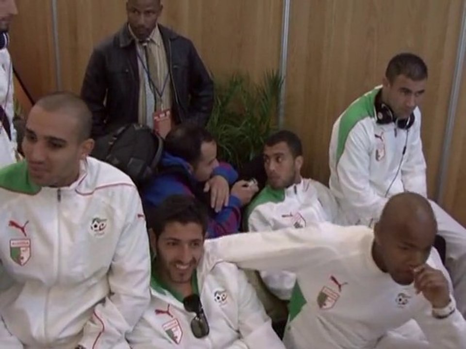 Les Fennecs algériens arrivés en Afrique du Sud