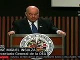Insulza se pronuncia por retorno de Honduras a la OEA