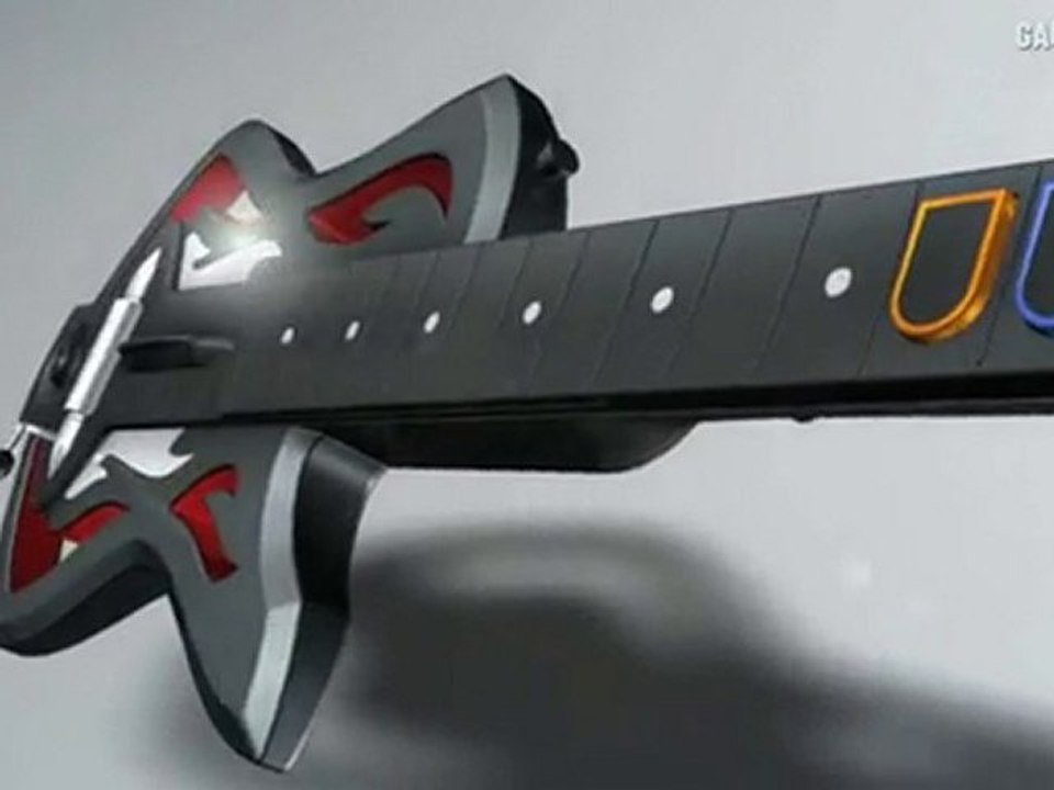 Nouvelle guitare pour Guitar Hero : Warriors of Rock