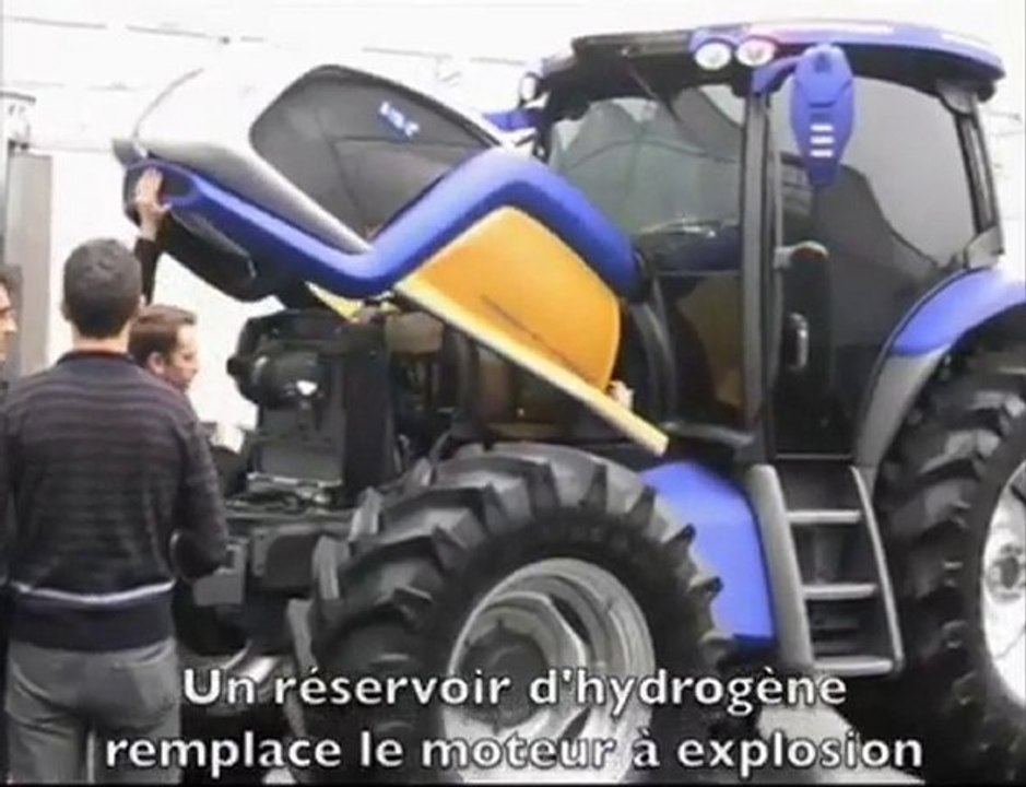 Tracteur : New Holland carbure à l'hydrogène