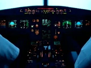 Chemtrails vue d'un cockpit d'avion