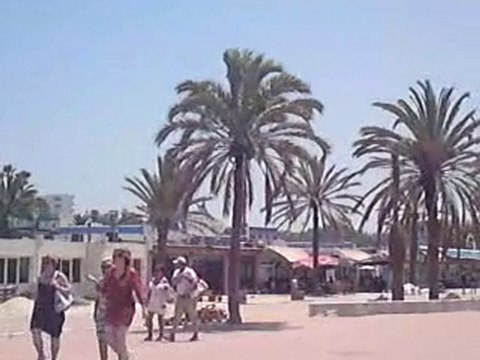 Plage d'Agadir au Maroc