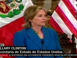 Hillary Clinton agradeció apoyo de Perú