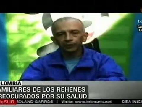 Familiares de los rehenes, preocupados por su salud
